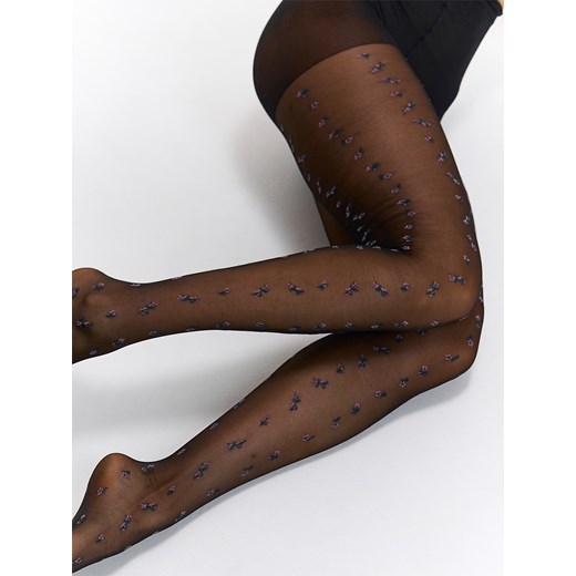 GATE Wzorzyste legginsy 20 DEN S/M ze sklepu gateshop w kategorii Rajstopy - zdjęcie 178451753