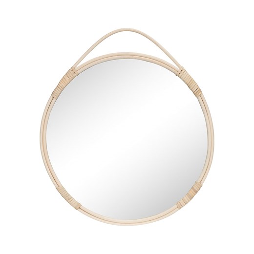 House Nordic Lustro w kolorze jasnobrązowym - Ø 50 cm ze sklepu Limango Polska w kategorii Lustra - zdjęcie 178451800