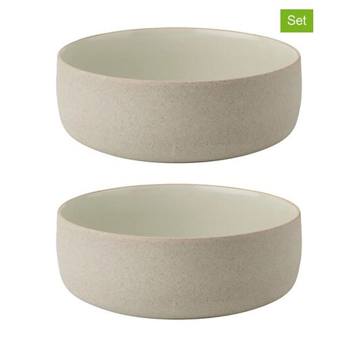 Stelton Miski (2 szt.) &quot;Emma&quot; w kolorze beżowo-szarym - Ø 13,5 cm ze sklepu Limango Polska w kategorii Miski - zdjęcie 178452062