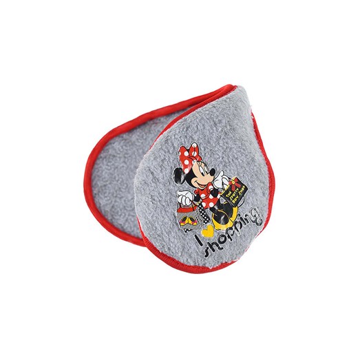 Disney Minnie Mouse Nauszniki &quot;Minnie&quot; w kolorze szaro-czerwonym ze sklepu Limango Polska w kategorii Czapki dziecięce - zdjęcie 178452081