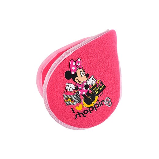 Disney Minnie Mouse Nauszniki &quot;Minnie&quot; w kolorze różowo-czerwonym ze sklepu Limango Polska w kategorii Czapki dziecięce - zdjęcie 178452084