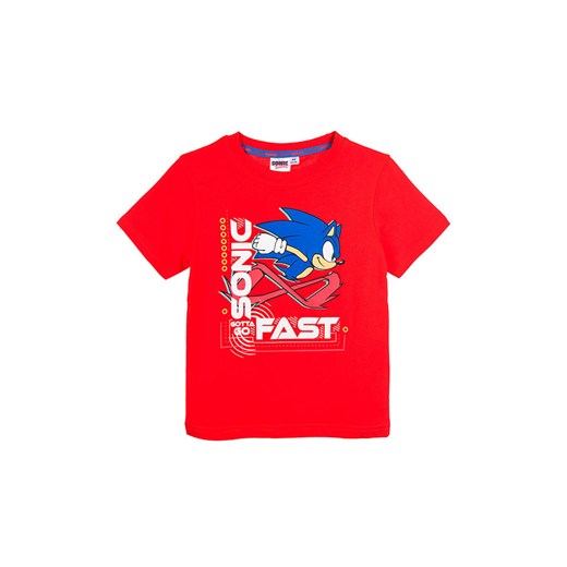 Sonic Koszulka &quot;Sonic&quot; w kolorze czerwonym ze sklepu Limango Polska w kategorii T-shirty chłopięce - zdjęcie 178453940