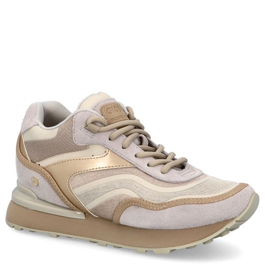 Hiszpańskie sneakersy damskie - GIOSEPPO 73437 SZARO-BEŻOWE ze sklepu Tymoteo.pl - sklep obuwniczy w kategorii Buty sportowe damskie - zdjęcie 178462920