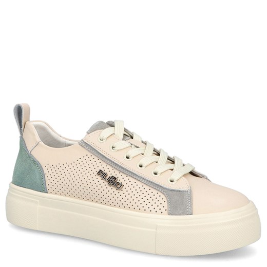 Sportowe buty damskie - FILIPPO DP6040/24 BEŻOWE ze sklepu Tymoteo.pl - sklep obuwniczy w kategorii Trampki damskie - zdjęcie 178464170