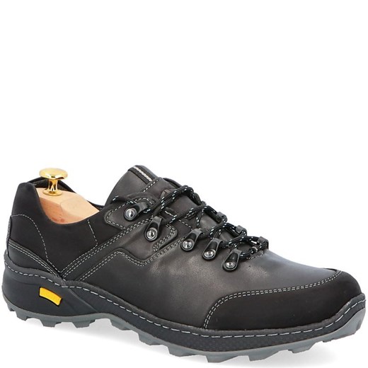 Polskie buty trekkingowe, skóra - KENT 515 CZARNE ze sklepu Tymoteo.pl - sklep obuwniczy w kategorii Buty trekkingowe męskie - zdjęcie 178468420