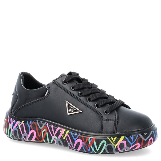 Lekkie sneakersy damskie - FILIPPO DP4480/23 CZARNE ze sklepu Tymoteo.pl - sklep obuwniczy w kategorii Trampki damskie - zdjęcie 178469871