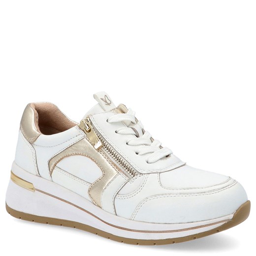 Sneakersy z powiększoną tęgością - CAPRICE 9-23300-44 BIAŁE ze sklepu Tymoteo.pl - sklep obuwniczy w kategorii Buty sportowe damskie - zdjęcie 178472563