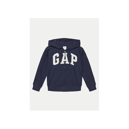 Gap Bluza 744384-02 Granatowy Regular Fit ze sklepu MODIVO w kategorii Bluzy chłopięce - zdjęcie 178478100