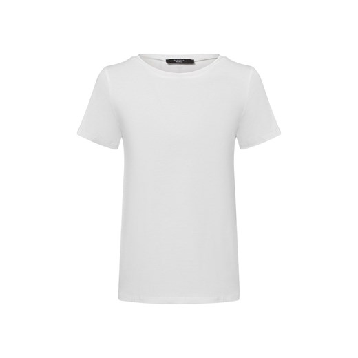 Weekend Max Mara Koszulka damska - Multib Kobiety Bawełna biały jednolity ze sklepu vangraaf w kategorii Bluzki damskie - zdjęcie 178480893
