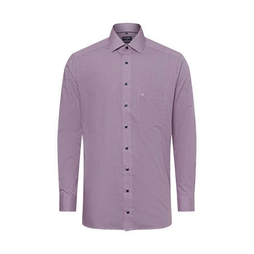 OLYMP Luxor modern Fit Męska koszula biznesowa Mężczyźni Modern Fit Bawełna czerwony wzorzysty ze sklepu vangraaf w kategorii Koszule męskie - zdjęcie 178480920