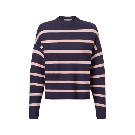 ARMEDANGELS Damski sweter z dzianiny - Merinaa Kobiety Bawełna granatowy w paski ze sklepu vangraaf w kategorii Swetry damskie - zdjęcie 178480933
