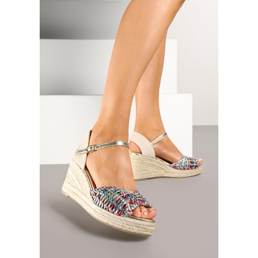 Espadryle damskie Renee boho z klamrą 