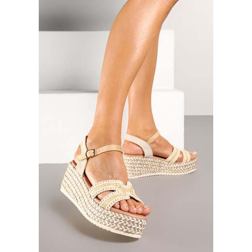 Espadryle damskie Renee beżowe