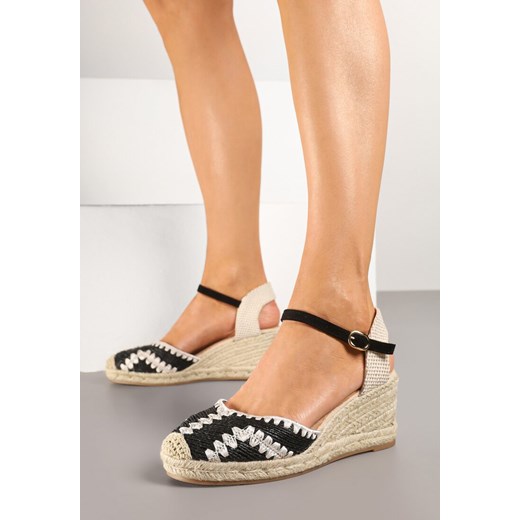 Espadryle damskie Renee eleganckie z klamrą