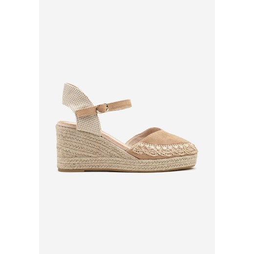 Espadryle damskie Renee na koturnie letnie eleganckie 