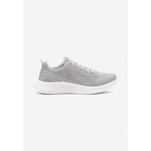 Szaro-Niebieskie Buty Sportowe Sneakersy Zdobione Efektem Ombre Banelissa Renee 39 renee.pl wyprzedaż