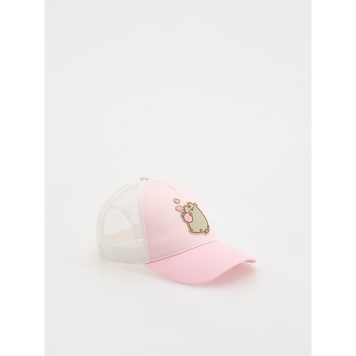 Reserved - Czapka z daszkiem Pusheen - różowy ze sklepu Reserved w kategorii Czapki dziecięce - zdjęcie 178499770