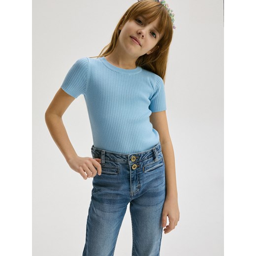 Reserved - Jeansy bootcut fit - niebieski Reserved 164 (13 lat) Reserved