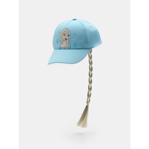 Sinsay - Czapka z daszkiem z dekorcyjnym warkoczem Frozen - błękitny Sinsay S Sinsay