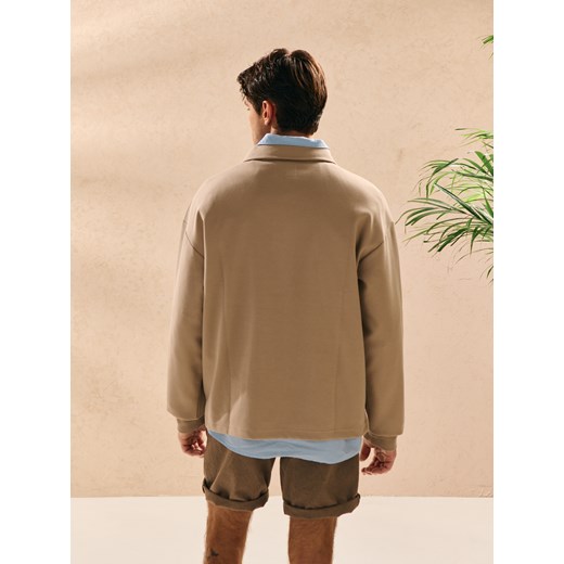 Sinsay - Bluza polo - beżowy Sinsay XS Sinsay