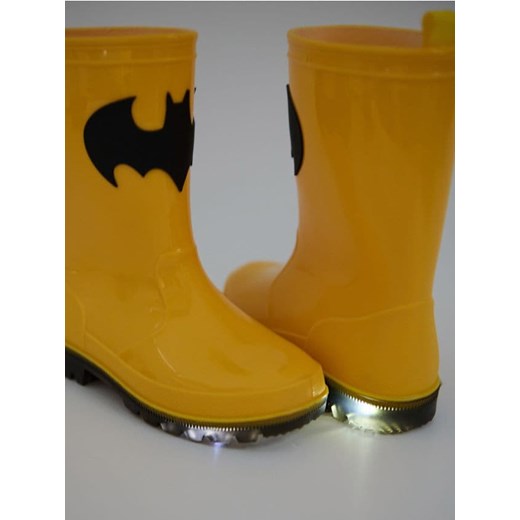 Sinsay - Świecące kalosze Batman - żółty ze sklepu Sinsay w kategorii Kalosze dziecięce - zdjęcie 178502771