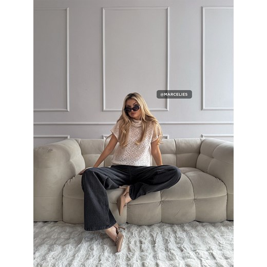 Mohito - Jeansy wide leg - czarny ze sklepu Mohito w kategorii Jeansy damskie - zdjęcie 178503244