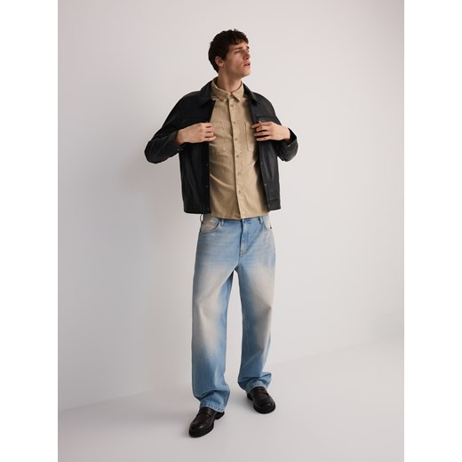 Reserved - Skórzana kurtka - czarny Reserved M Reserved