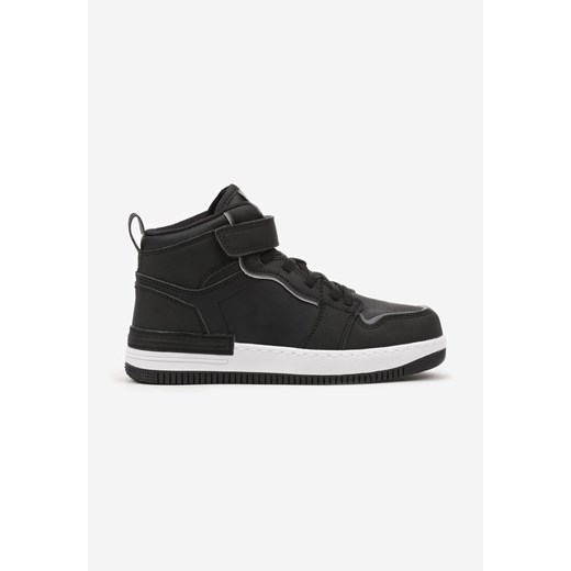 Czarne Buty Sportowe Sneakersy za Kostkę z Rzepem Lavlexia ze sklepu born2be.pl w kategorii Buty sportowe dziecięce - zdjęcie 178503783