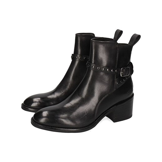 MELVIN &amp; HAMILTON Skórzane botki &quot;Charlize 5&quot; w kolorze czarnym Melvin & Hamilton 39 Limango Polska okazja