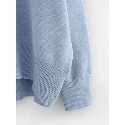 Sweter damski oversize candyfloss - Błękitny S ze sklepu Intimica.pl w kategorii Swetry damskie - zdjęcie 178505790