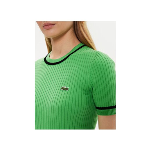 Lacoste Sweter AF6946 Zielony Slim Fit Lacoste 40 MODIVO