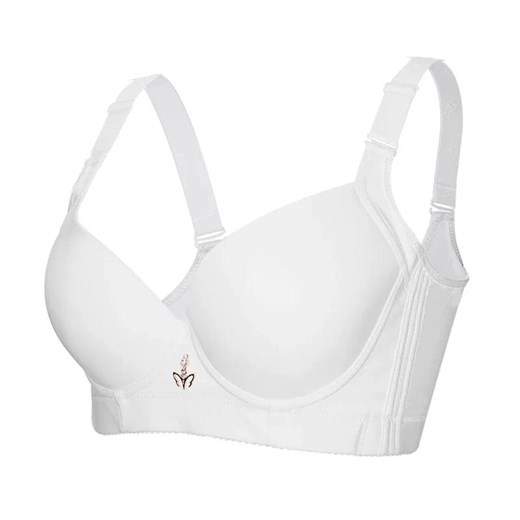 Biustonosz plus size z ozdobnym elementem - Szary 75D ze sklepu Intimica.pl w kategorii Biustonosze - zdjęcie 178516014