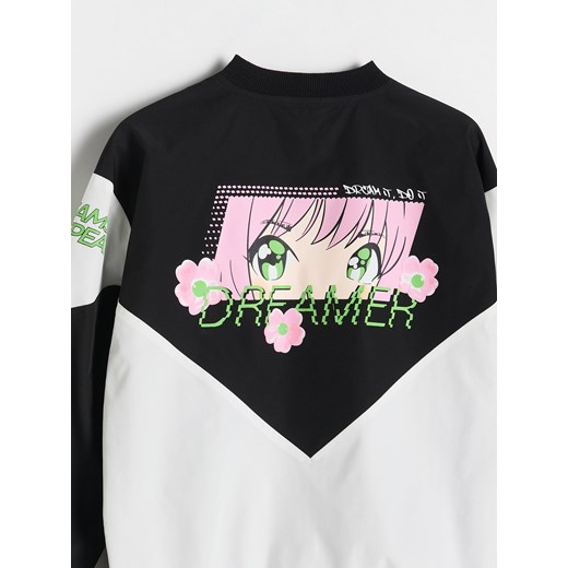 Reserved - Lekka kurtka bomber - czarny Reserved 158/164 (12-13 lat) Reserved