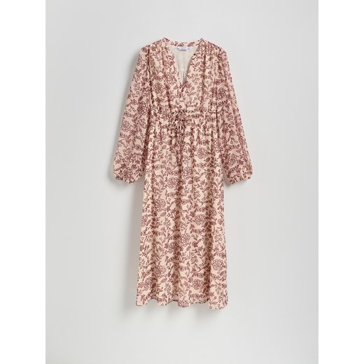 Reserved - Wzorzysta sukienka maxi - wielobarwny Reserved XL Reserved
