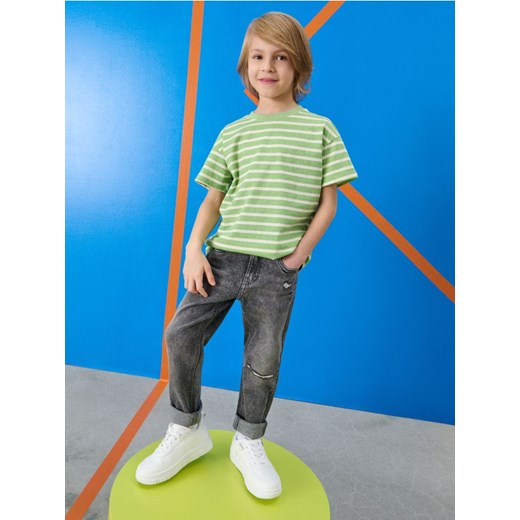 Sinsay - Jeansy straight fit - szary ze sklepu Sinsay w kategorii Spodnie chłopięce - zdjęcie 178528813