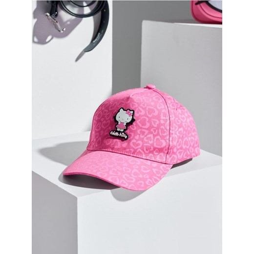 Sinsay - Czapka z daszkiem Hello Kitty - różowy Sinsay S Sinsay