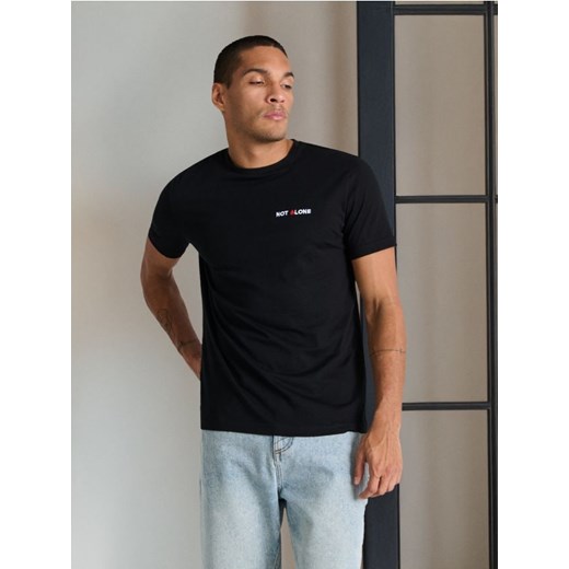 Sinsay - Koszulka - czarny ze sklepu Sinsay w kategorii T-shirty męskie - zdjęcie 178529111