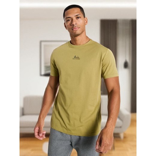 Sinsay - Koszulka - zielony ze sklepu Sinsay w kategorii T-shirty męskie - zdjęcie 178529130