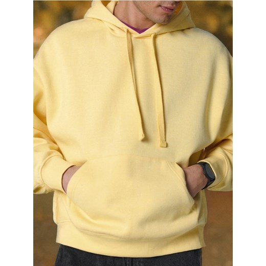 Sinsay - Bluza comfort - żółty ze sklepu Sinsay w kategorii Bluzy męskie - zdjęcie 178529243