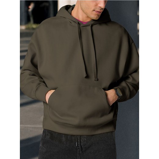 Sinsay - Bluza comfort - zielony ze sklepu Sinsay w kategorii Bluzy męskie - zdjęcie 178529244