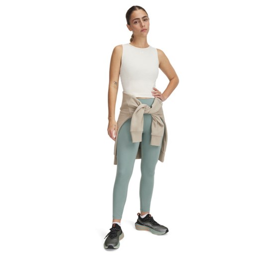 Damskie legginsy treningowe Under Armour Meridian Ankle Leg - zielone ze sklepu Sportstylestory.com w kategorii Spodnie damskie - zdjęcie 178529744