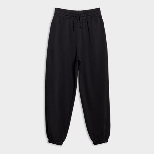 Damskie spodnie dresowe joggery 4F 4FWSS25TTROF0994 - czarne ze sklepu Sportstylestory.com w kategorii Spodnie damskie - zdjęcie 178529793