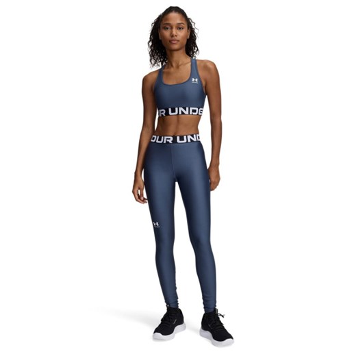 Damskie legginsy treningowe Under Armour UA HG Legging - szare ze sklepu Sportstylestory.com w kategorii Spodnie damskie - zdjęcie 178529823