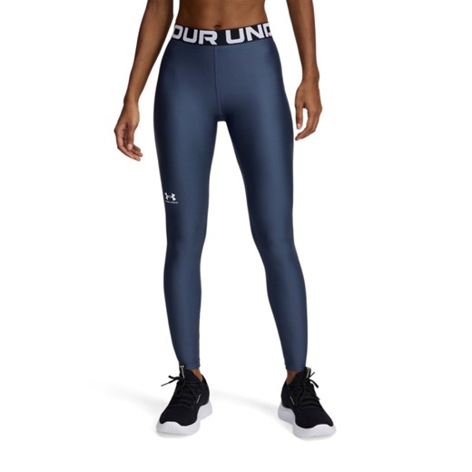 Damskie legginsy treningowe Under Armour UA HG Legging - szare ze sklepu Sportstylestory.com w kategorii Spodnie damskie - zdjęcie 178529824