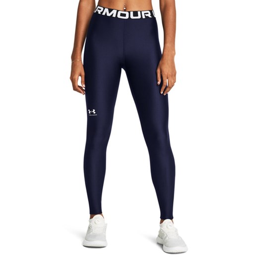 Damskie legginsy treningowe Under Armour UA HG Legging - granatowe ze sklepu Sportstylestory.com w kategorii Spodnie damskie - zdjęcie 178529843