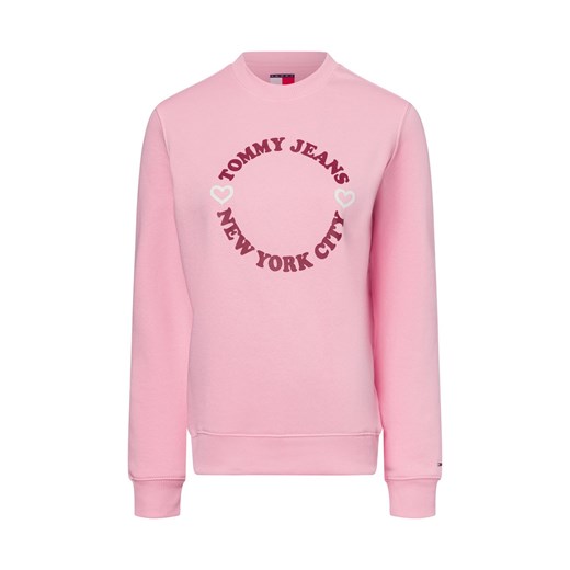 Tommy Jeans Bluza damska - Abo Kobiety jasnoniebieski jednolity ze sklepu vangraaf w kategorii Bluzy damskie - zdjęcie 178530454
