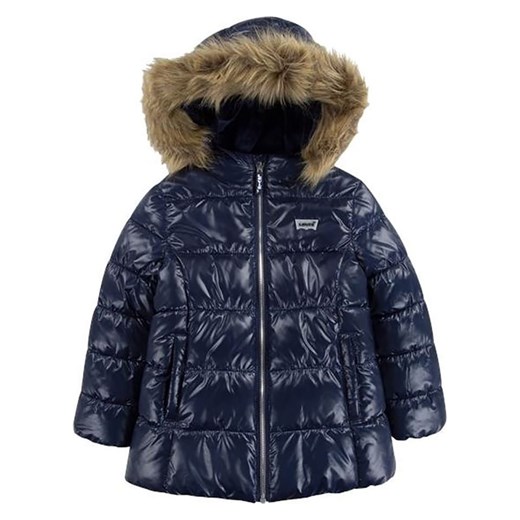 Levi&apos;s Kids Kurtka zimowa w kolorze granatowym ze sklepu Limango Polska w kategorii Kurtki dziewczęce - zdjęcie 178532212