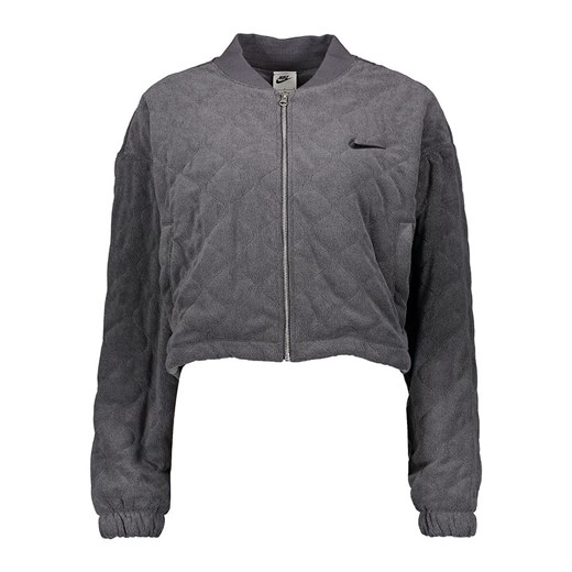 Nike Kurtka przejściowa &quot;Terry Quilted&quot; w kolorze antracytowym ze sklepu Limango Polska w kategorii Kurtki damskie - zdjęcie 178532640