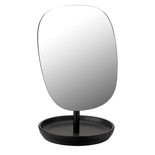 Stelton Lustro &quot;Fjord&quot; w kolorze czarnym - 25 x 15 cm ze sklepu Limango Polska w kategorii Lustra - zdjęcie 178533122