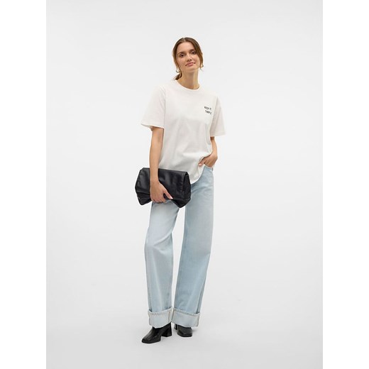 Vero Moda Koszulka w kolorze białym ze sklepu Limango Polska w kategorii Bluzki damskie - zdjęcie 178533292